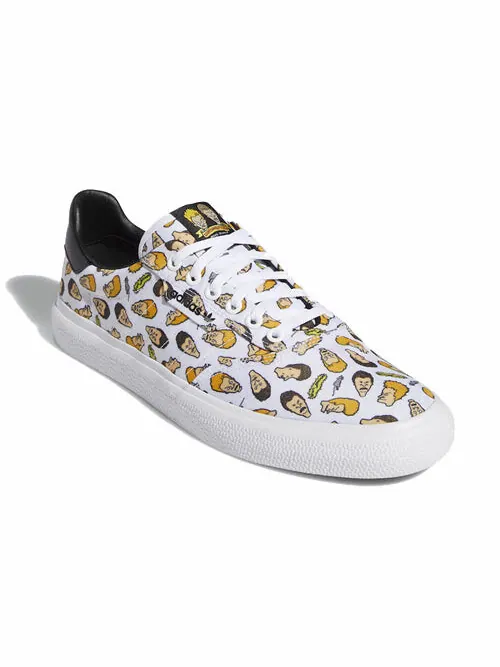 Кроссовки beavis and butthead x 3mc vulc Adidas — изображение 2 из 4, белый