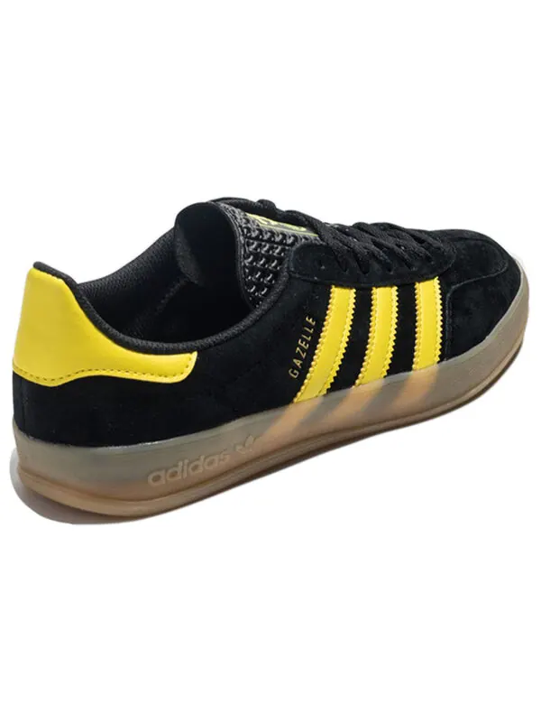 Кроссовки газель для помещений Adidas — изображение 4 из 4, черный/желтый