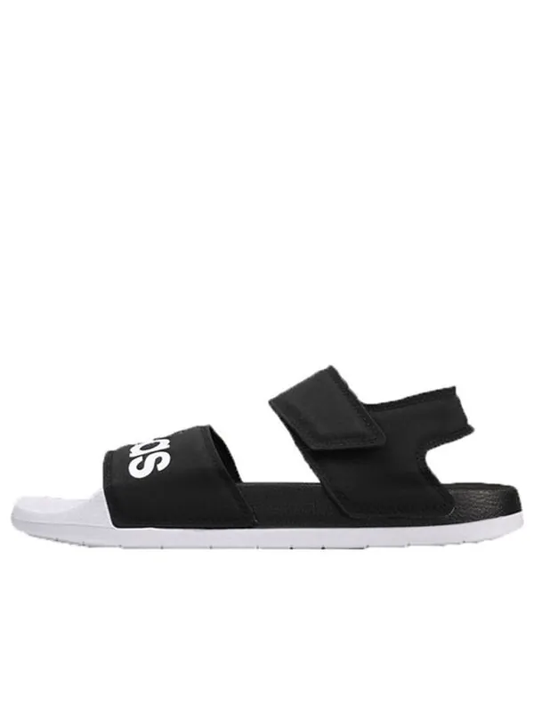Сандалии adilette sandal 'core black' Adidas — изображение 1 из 4, серый