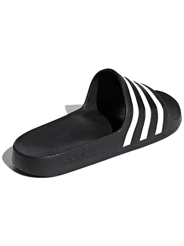 Тапочки adilette aqua 'black' Adidas — изображение 4 из 4, серый