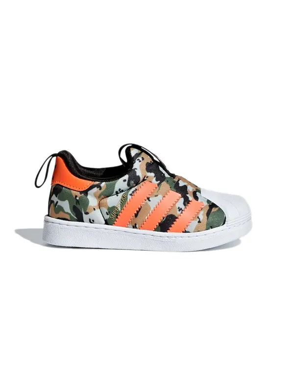 Кроссовки оригинальные superstar 360 i Adidas — изображение 2 из 4, белый/оранжевый/зеленый