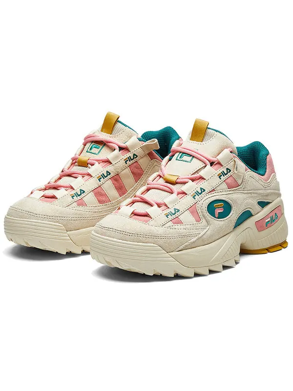 Кроссовки d-formation classic traning shoes white/green/pink Fila — изображение 2 из 4, зеленый