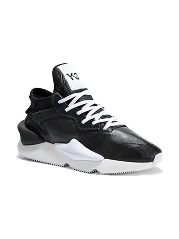 Кроссовки adidas Kaiwa Leather 'Black White' — изображение 3 из 4, черный/белый