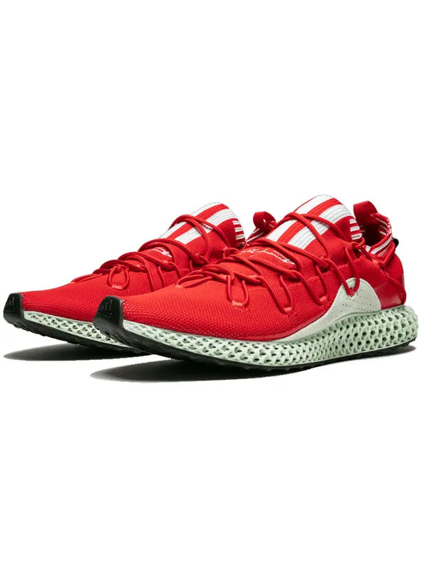 Кроссовки y-3 futurecraft runner 4d 'red' Adidas — изображение 3 из 4, красный