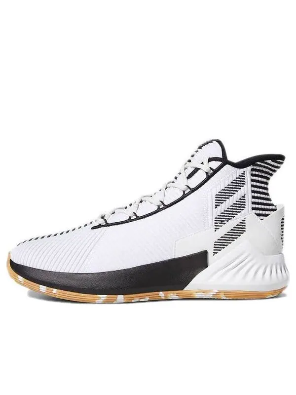 Кроссовки d rose 9 Adidas — изображение 1 из 4, белый/черный