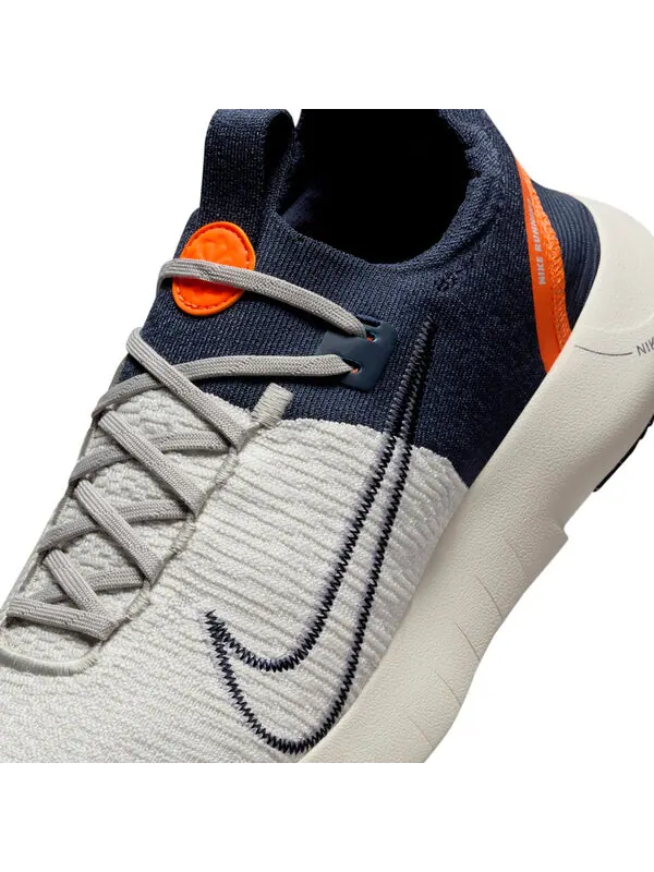 Кроссовки free run flyknit Nike — изображение 3 из 4, серый/белый/синий