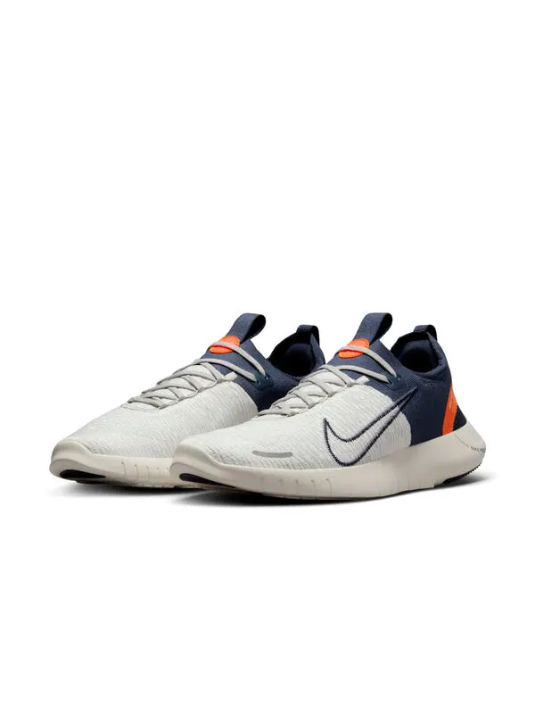 Кроссовки free run flyknit Nike — изображение 4 из 4, серый/белый/синий