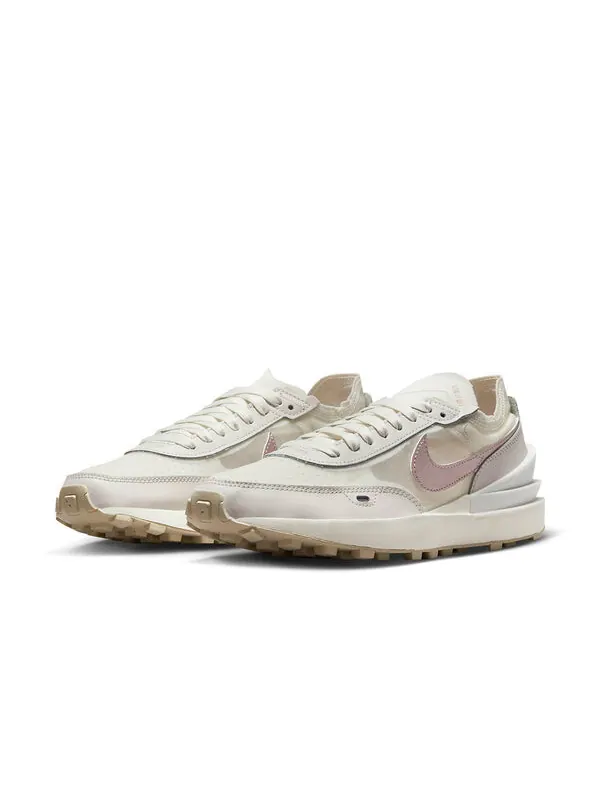 Кроссовки waffle one essentials 'oxford pink' Nike — изображение 3 из 4, розовый