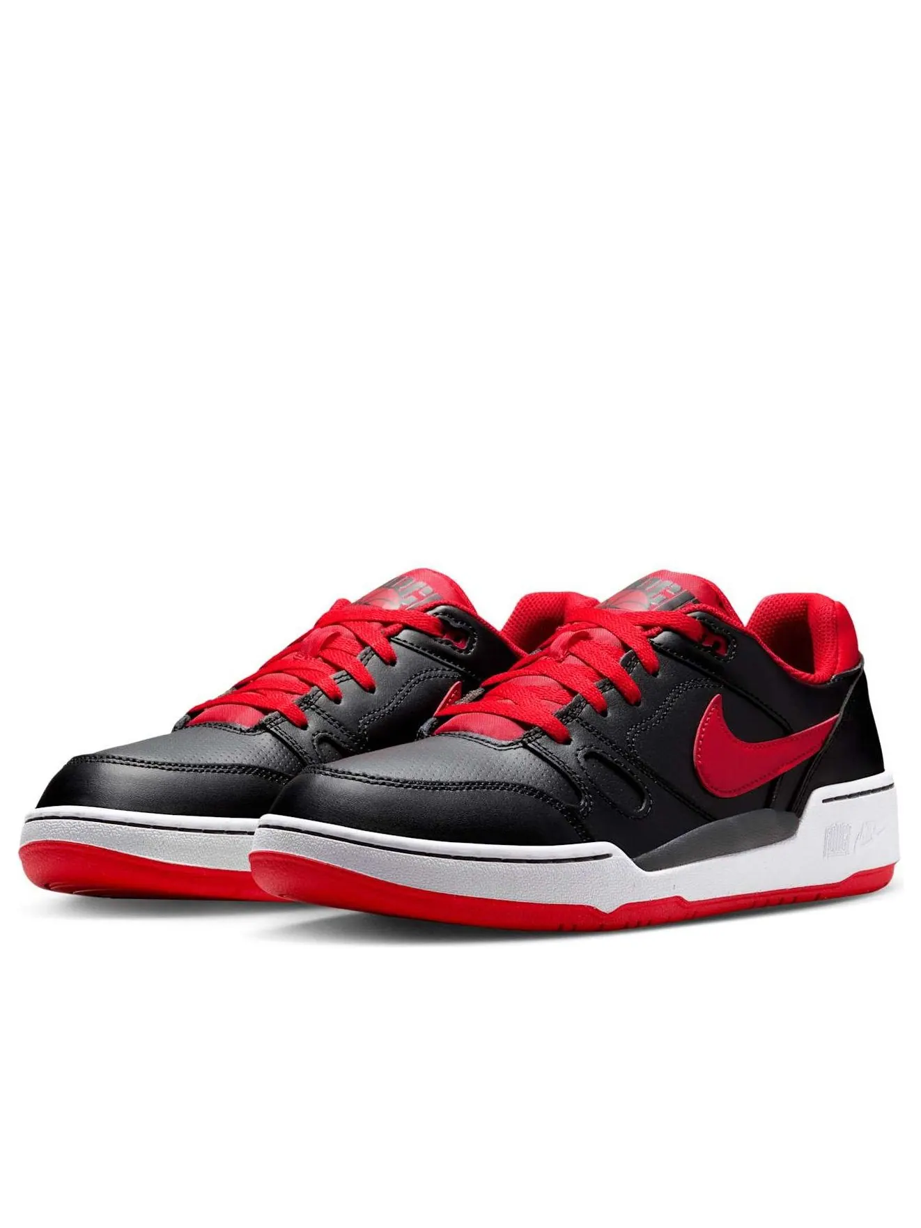 Кроссовки Nike Full Force Low 'Black Red White' — изображение 3 из 6, черный