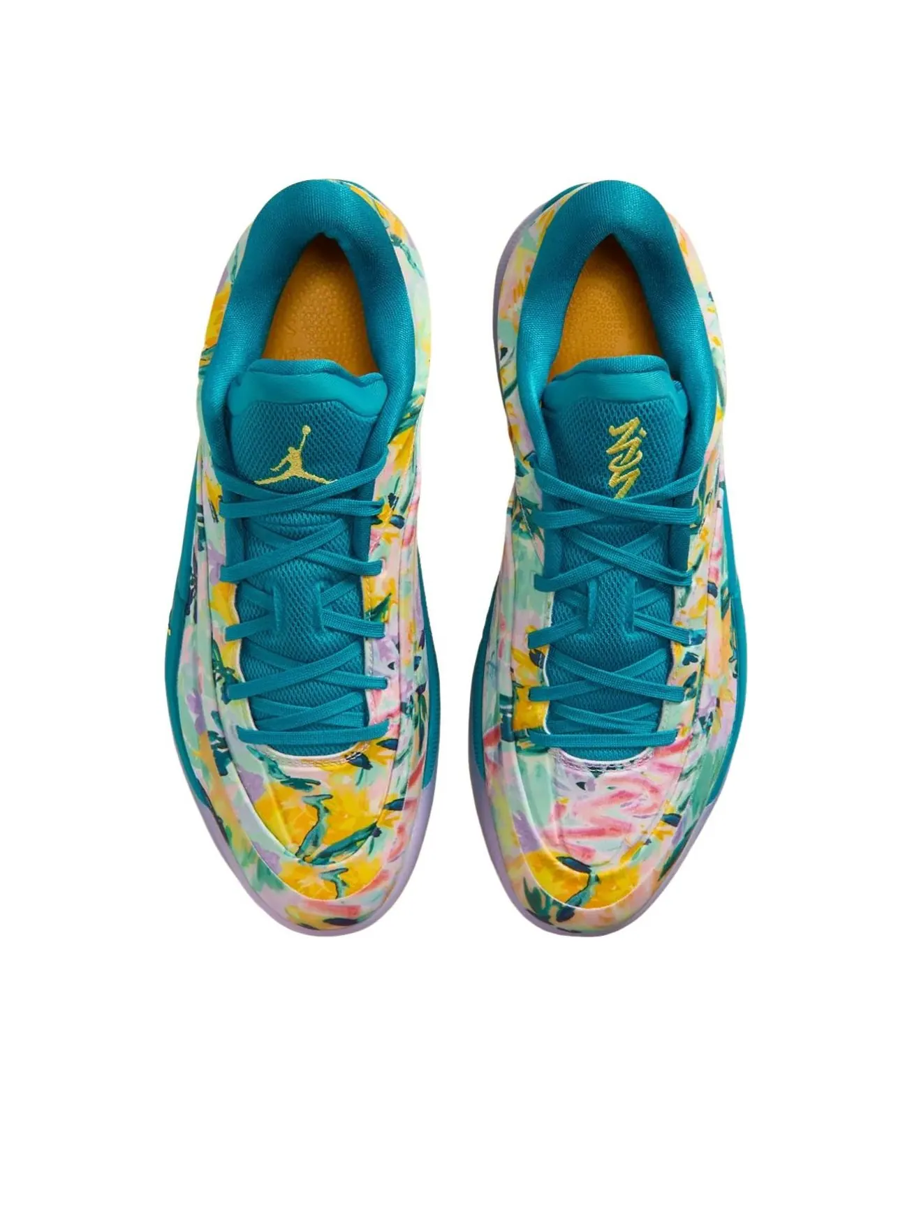 Кроссовки Air Jordan Zion 4 'Tropical Teal' — изображение 3 из 5, фиолетовый