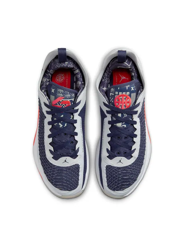 Кроссовки Лука 1 Air Jordan — изображение 4 из 4, синий/серый
