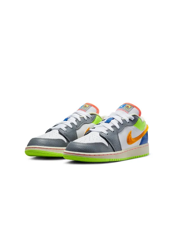 Кроссовки 1 низкие Air Jordan — изображение 3 из 4, белый
