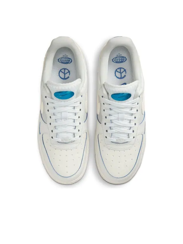 Кроссовки air force 1 '07 lx 'worldwide pack - sail game royal' Nike — изображение 4 из 4, белый