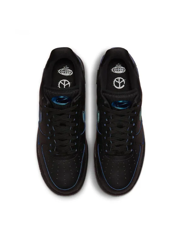 Кроссовки air force 1 low '07 lx 'worldwide pack - black game royal' Nike — изображение 4 из 4, черный