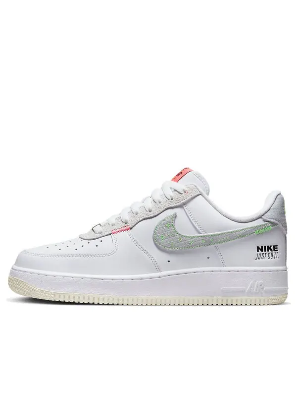 Кроссовки air force 1 '07 lv8 'just stitch it - white coconut milk' Nike — изображение 1 из 4, белый/серый