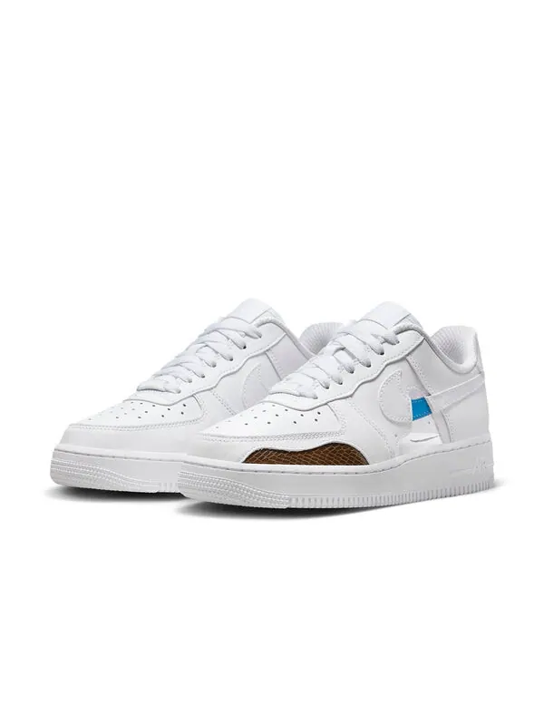 Кроссовки air force 1 '07 lx 'see through - white' Nike — изображение 3 из 4, белый/синий