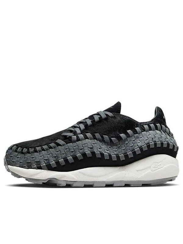 Кроссовки воздушные footscape плетеные Nike — изображение 1 из 4, черный/серый