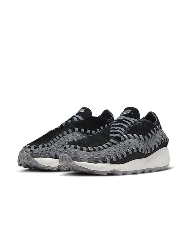 Кроссовки воздушные footscape плетеные Nike — изображение 2 из 4, черный/серый