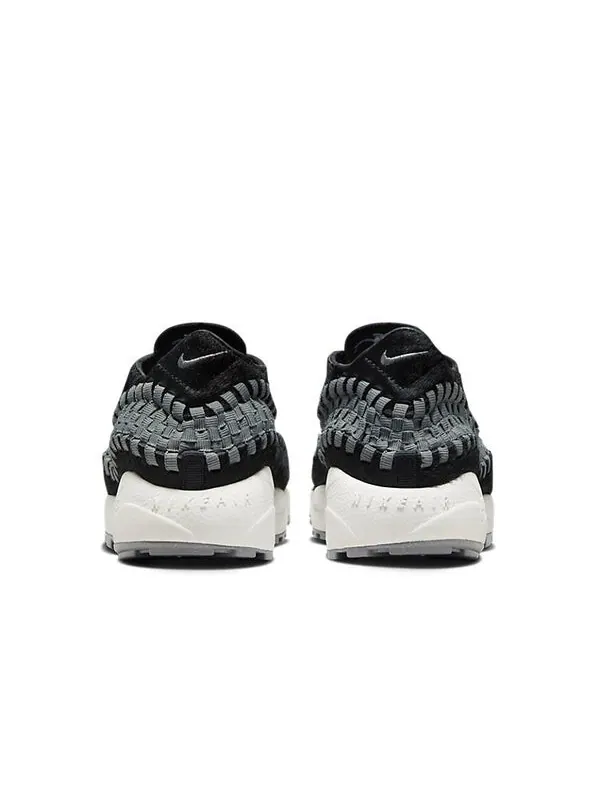 Кроссовки воздушные footscape плетеные Nike — изображение 4 из 4, черный/серый