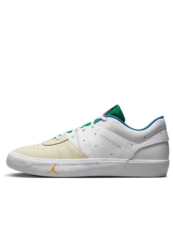 Кроссовки серии 1 обувь Air Jordan — изображение 1 из 4, белый/зеленый/желтый