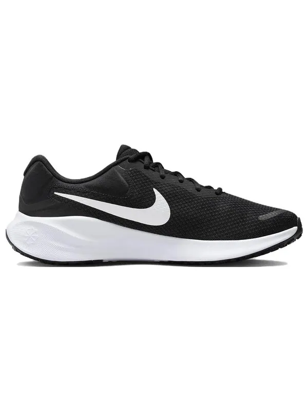Кроссовки Nike Revolution 7 Road Running Shoes 'Black White' — изображение 2 из 4, черный/белый