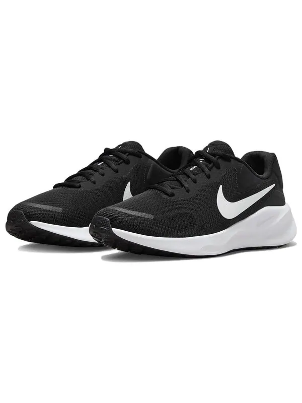 Кроссовки Nike Revolution 7 Road Running Shoes 'Black White' — изображение 3 из 4, черный/белый