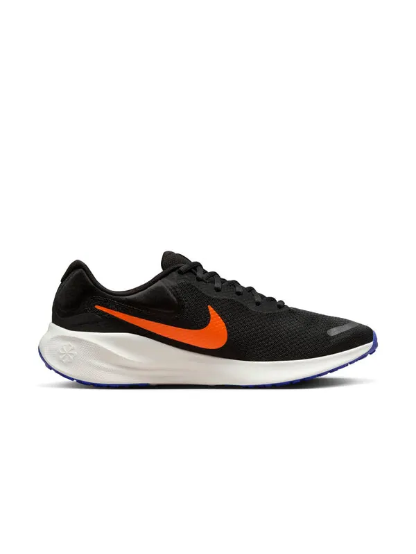 Кроссовки revolution 7 'black astronomy blue sail hyper crimson' Nike — изображение 2 из 4, черный/синий