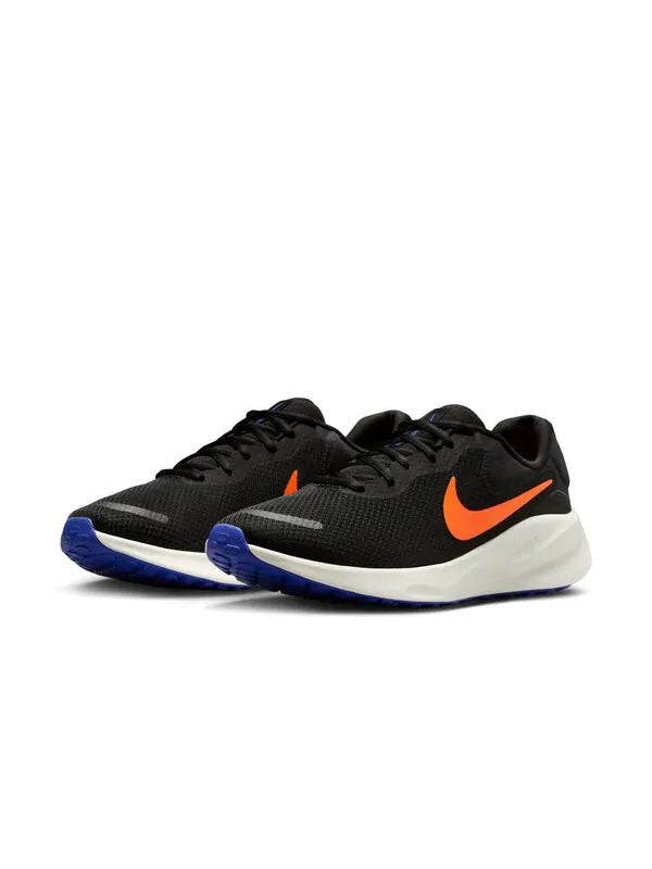 Кроссовки revolution 7 'black astronomy blue sail hyper crimson' Nike — изображение 3 из 4, черный/синий