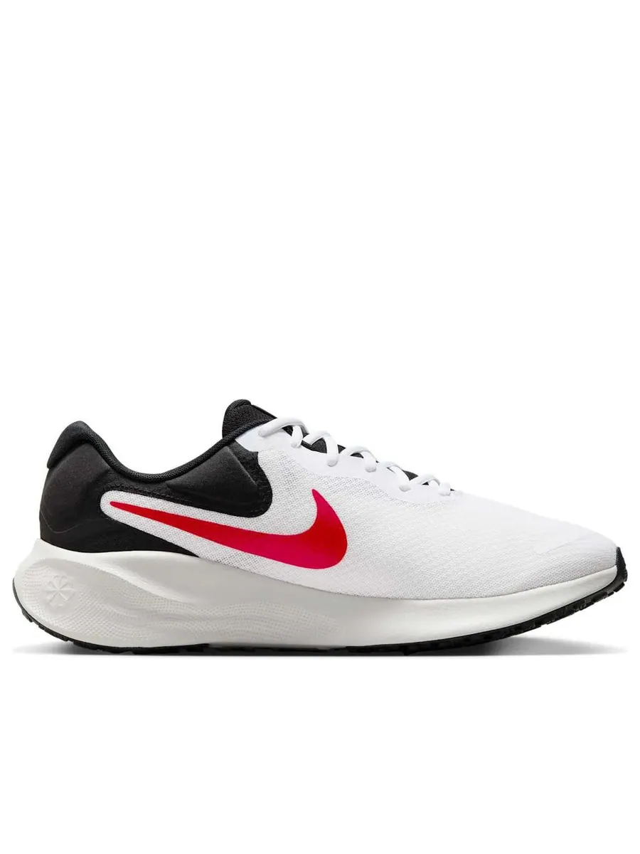 Кроссовки Nike Revolution 7 'White Black Photon Dust Fire Red' — изображение 2 из 6, белый