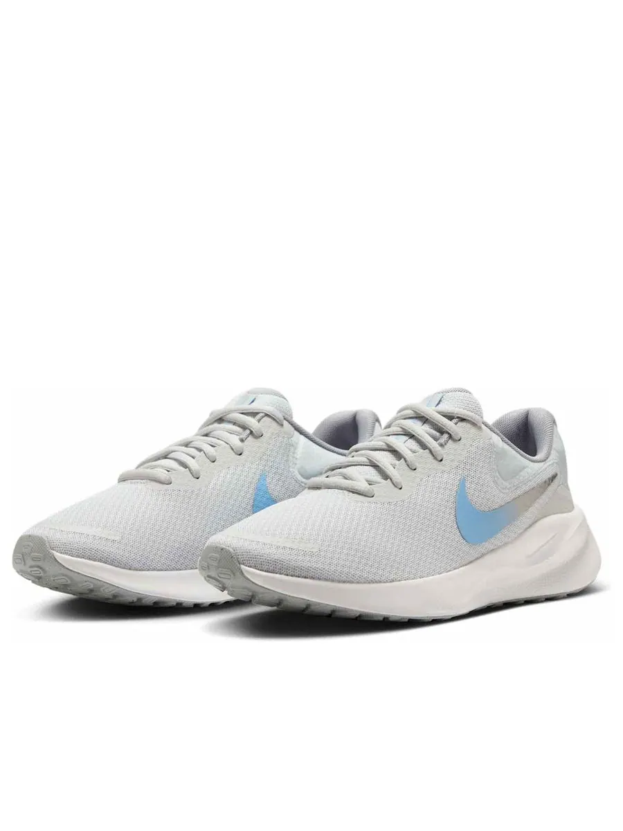 Кроссовки (WMNS) Nike Revolution 7 'Photon Dust Psychic Blue White' — изображение 3 из 6, серый