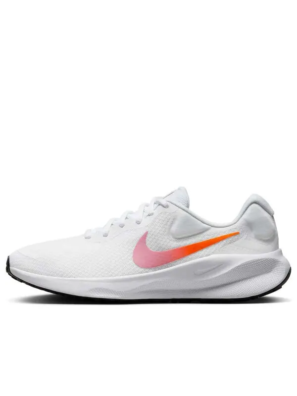 Кроссовки revolution 7 'white beyond pink hyper crimson' Nike — изображение 1 из 4, белый/розовый/черный