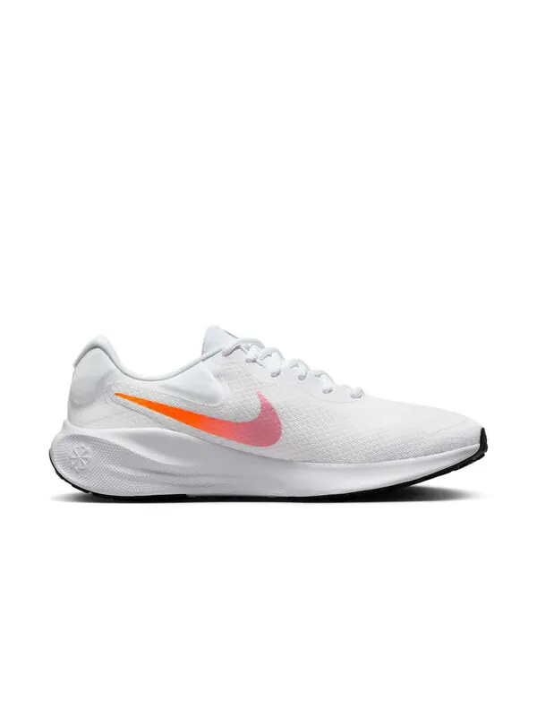 Кроссовки revolution 7 'white beyond pink hyper crimson' Nike — изображение 2 из 4, белый/розовый/черный
