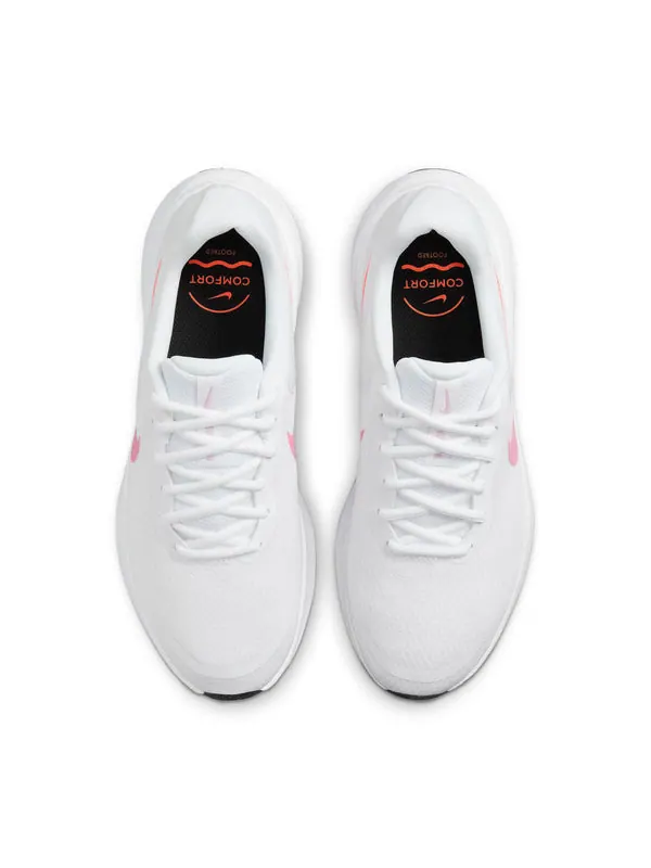 Кроссовки revolution 7 'white beyond pink hyper crimson' Nike — изображение 4 из 4, белый/розовый/черный
