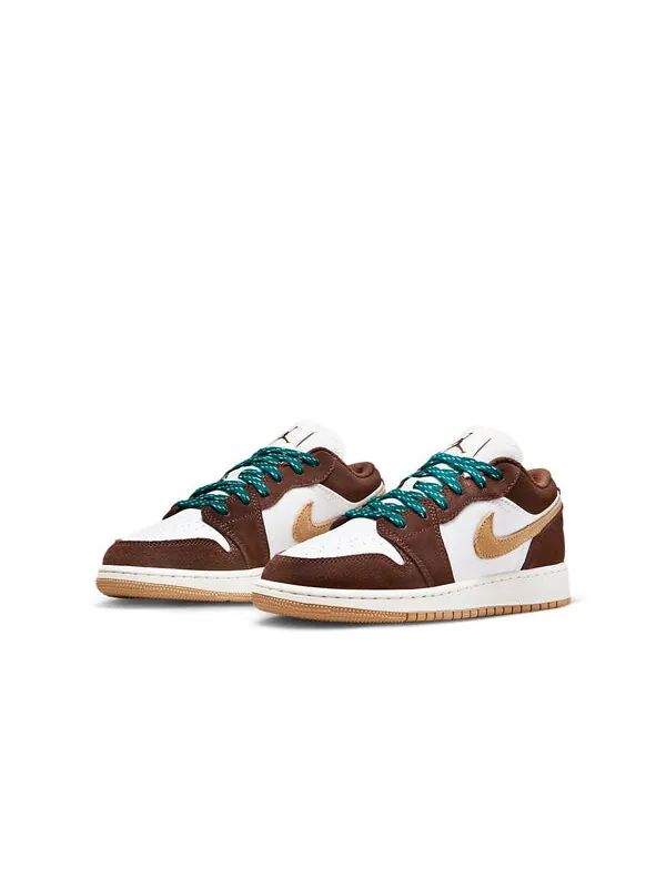 Кроссовки 1 low 'cacao wow' Air Jordan — изображение 3 из 4, зеленый