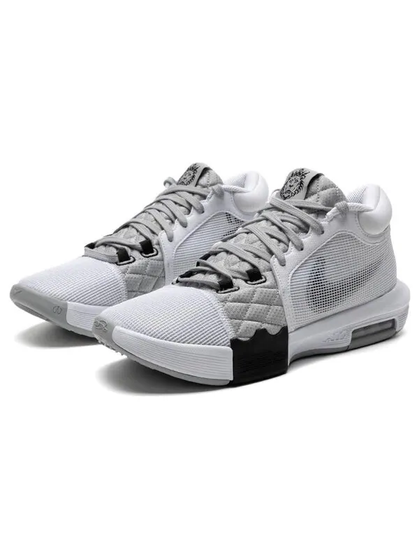 Кроссовки LeBron Witness 8 EP 'White Light Smoke Grey Black' — изображение 3 из 4