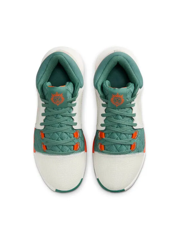 Кроссовки Nike LeBron Witness 8 EP 'Sail Green' — изображение 4 из 4, зеленый/оранжевый