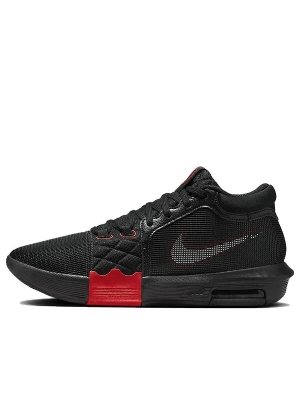 Кроссовки lebron witness 8 'black university red' Nike — изображение 1 из 4, черный/красный/белый
