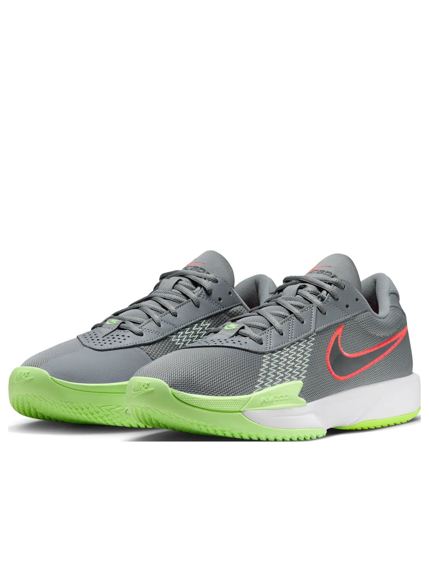 Nike Air Zoom GT Cut Academy 'Smoke Grey Barely Volt Crimson' — изображение 3 из 7