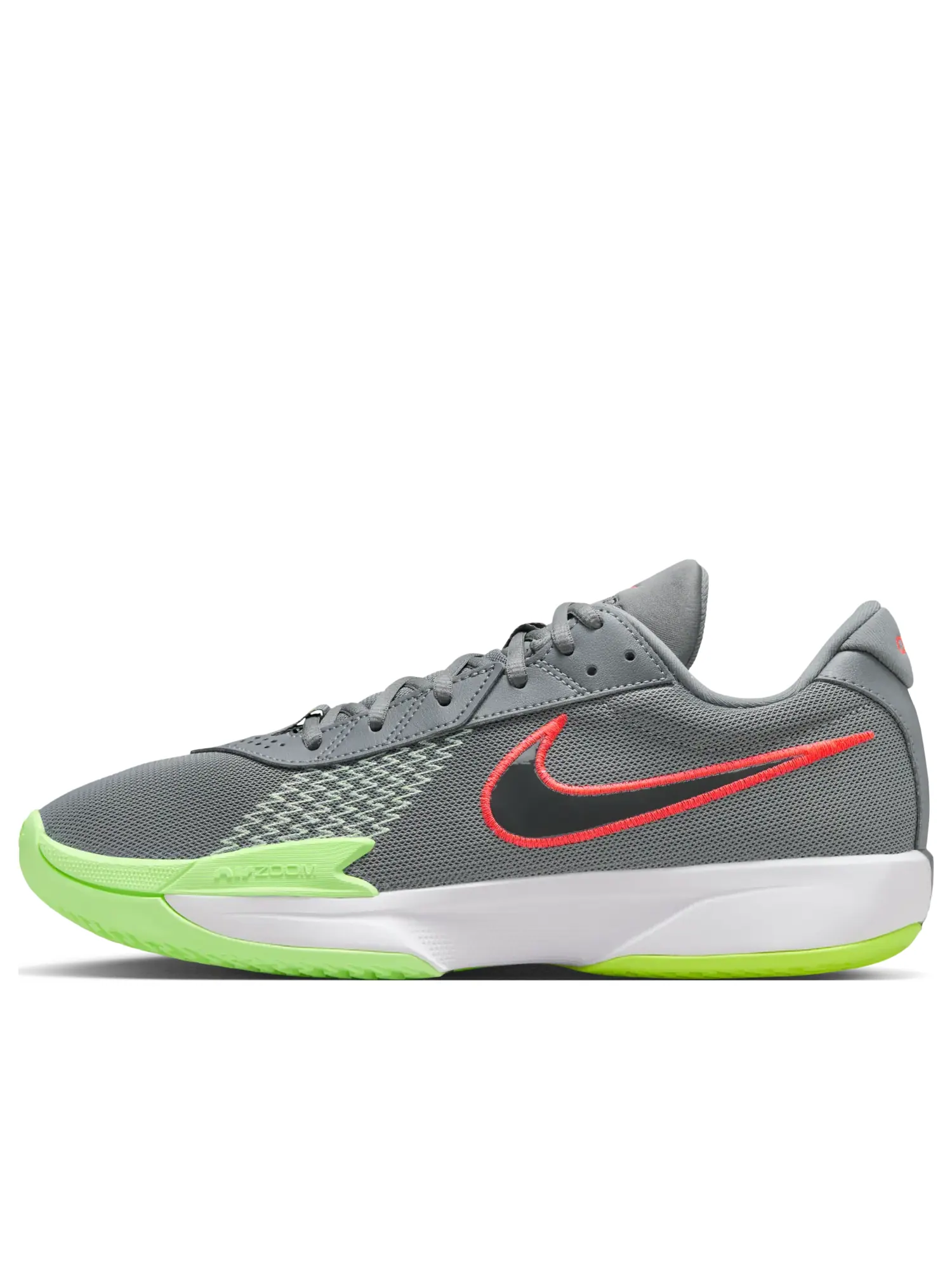 Кроссовки Nike Air Zoom GT Cut Academy 'Smoke Grey Barely Volt Crimson' — изображение 1 из 7, серый