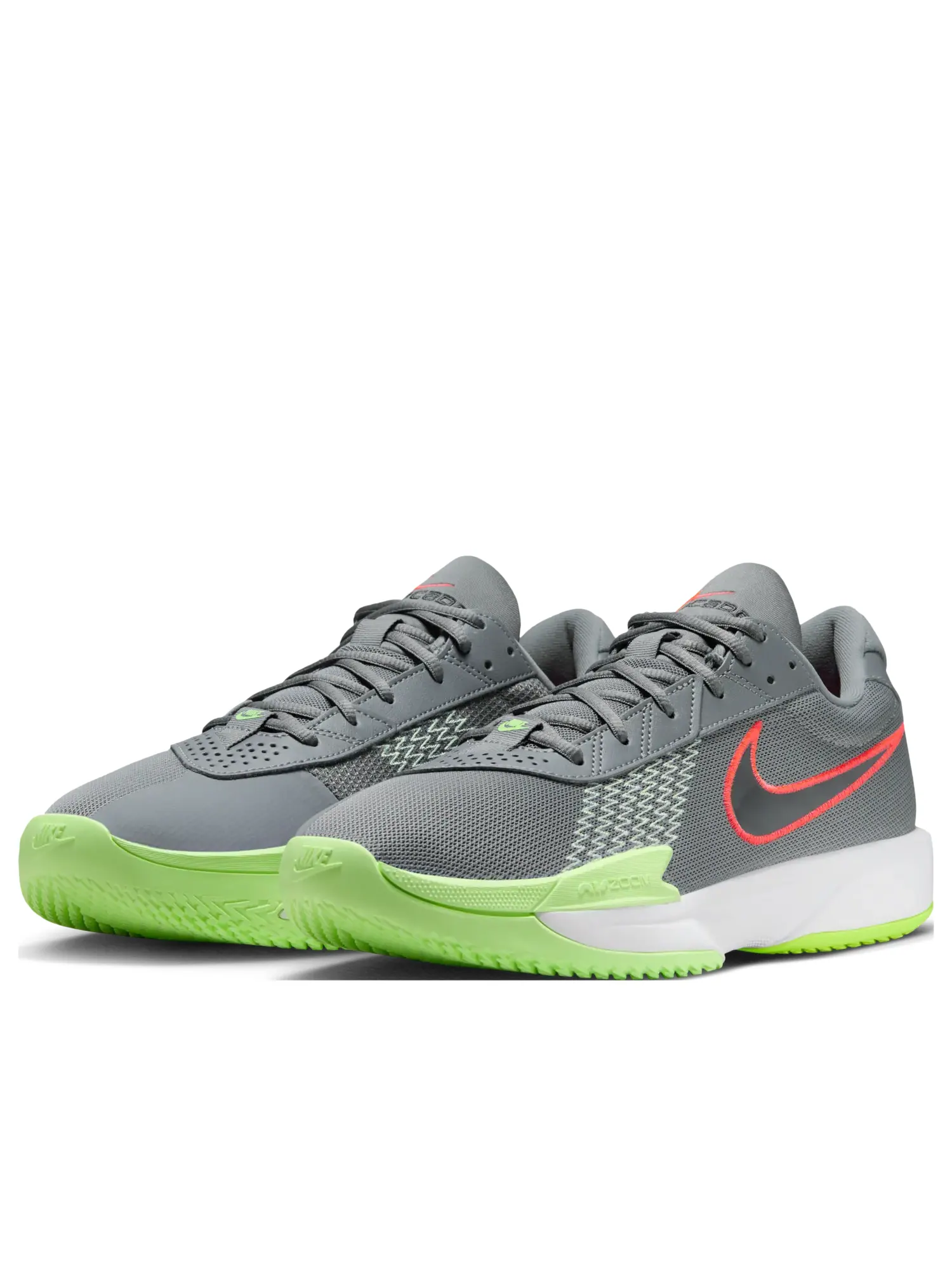 Кроссовки Nike Air Zoom GT Cut Academy 'Smoke Grey Barely Volt Crimson' — изображение 3 из 7, серый