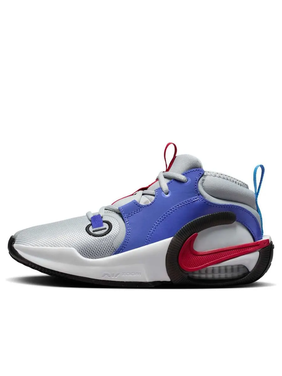 Кроссовки (GS) Nike Air Zoom Crossover 2 'Wolf Grey Black University Blue Gym Red' — изображение 1 из 6, серый