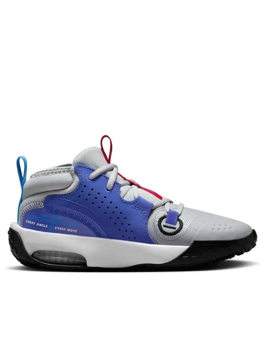 Кроссовки (GS) Nike Air Zoom Crossover 2 'Wolf Grey Black University Blue Gym Red' — изображение 2 из 6, серый