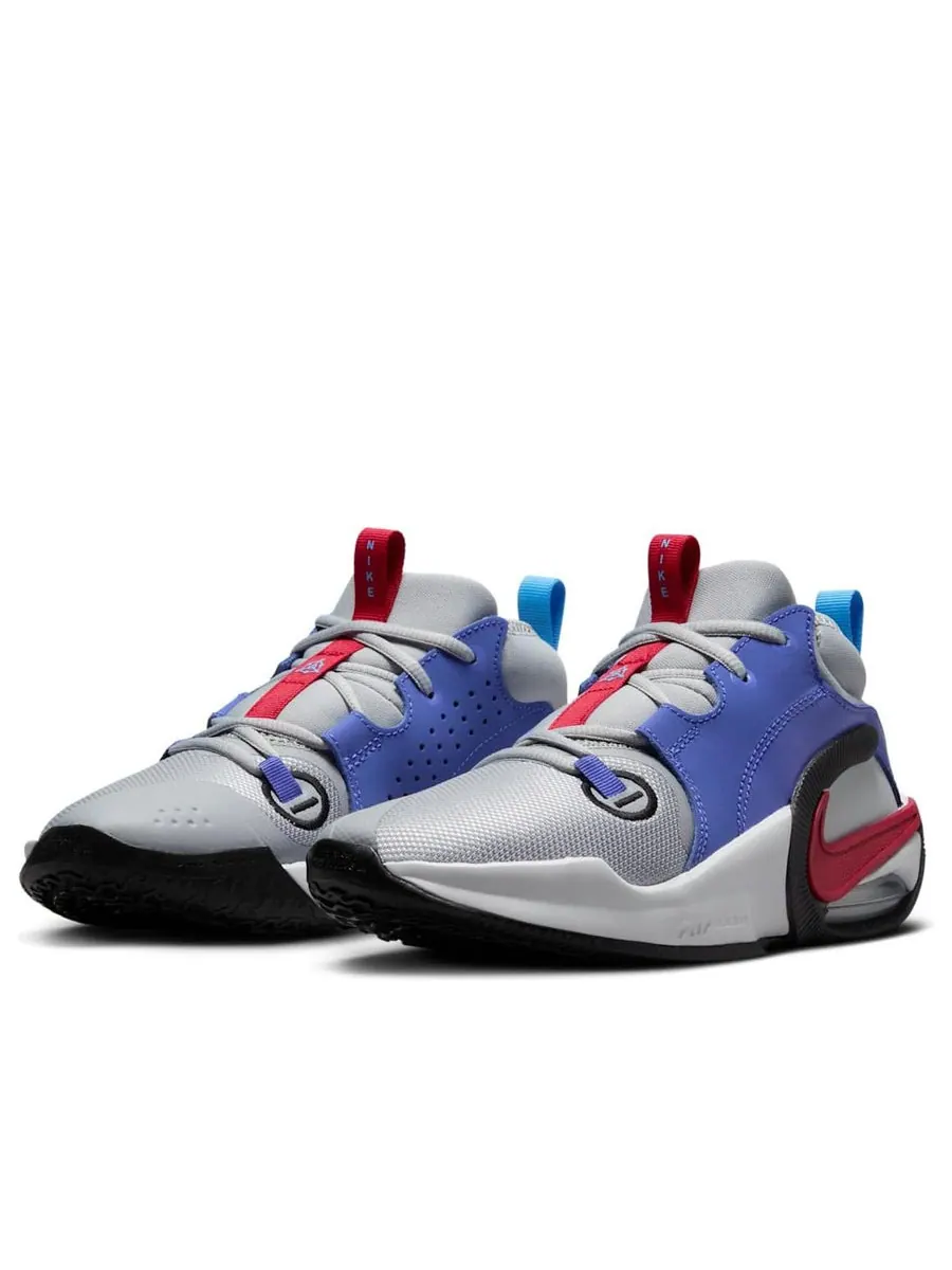 Кроссовки (GS) Nike Air Zoom Crossover 2 'Wolf Grey Black University Blue Gym Red' — изображение 3 из 6, серый