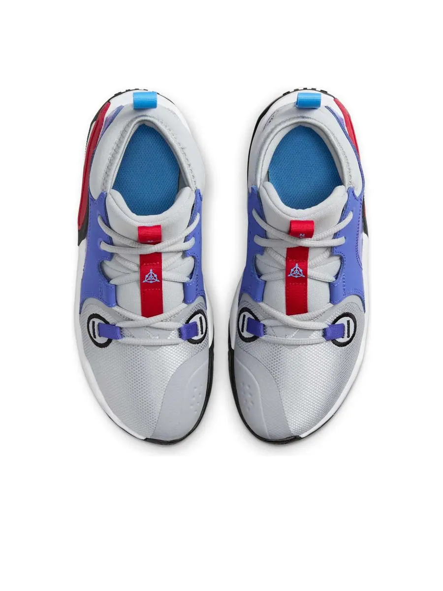 Кроссовки (GS) Nike Air Zoom Crossover 2 'Wolf Grey Black University Blue Gym Red' — изображение 4 из 6, серый