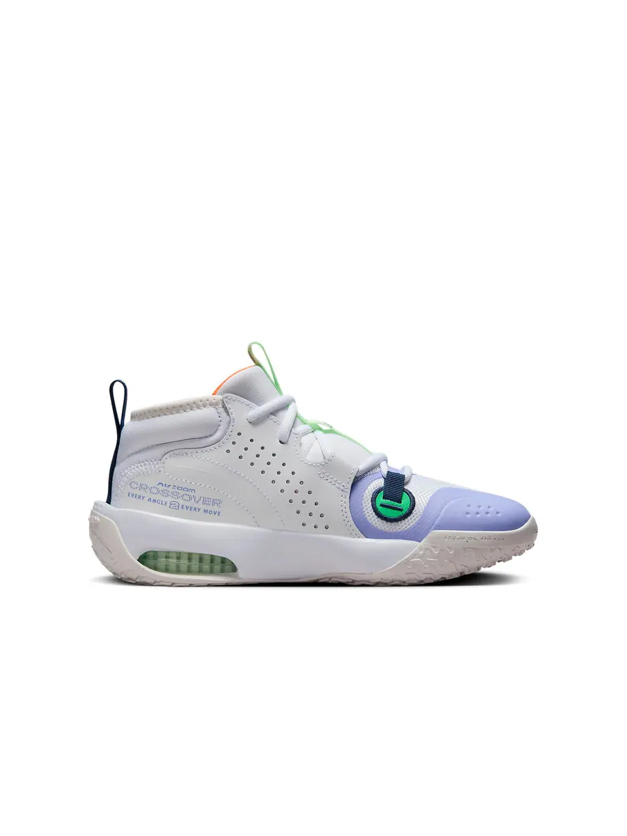 Кроссовки (GS) Nike Air Zoom Crossover 2 'White Lavender Green' — изображение 2 из 7, белый
