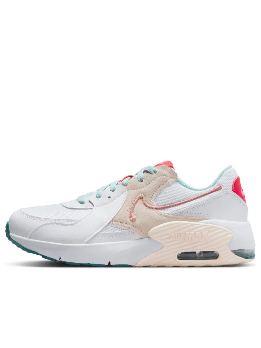 Кроссовки (GS) Nike Air Max Excee 'White Red Guava Ice' — изображение 1 из 6, белый