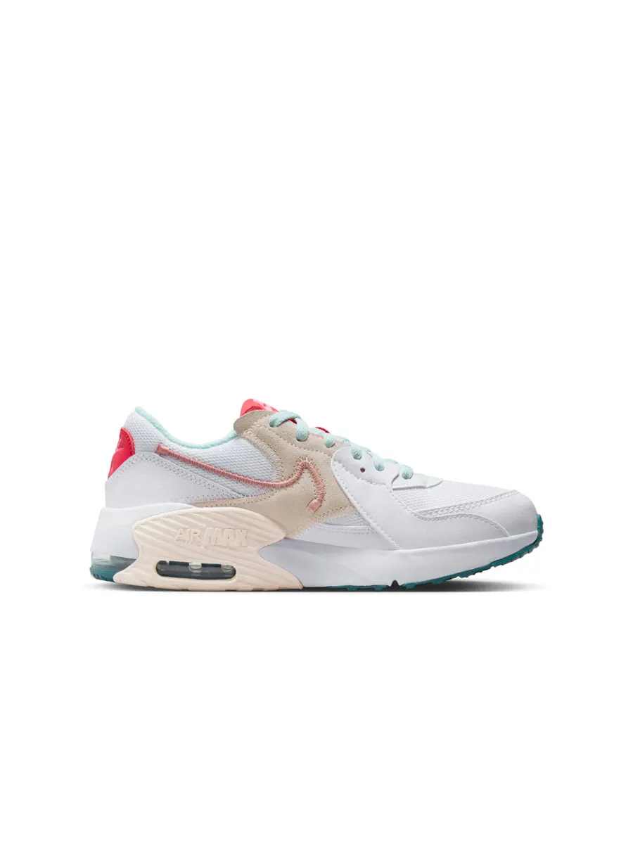 Кроссовки (GS) Nike Air Max Excee 'White Red Guava Ice' — изображение 2 из 6, белый