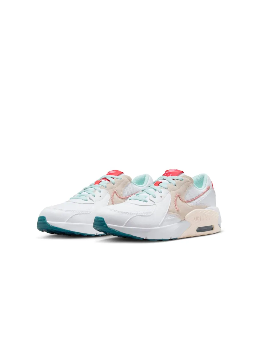 Кроссовки (GS) Nike Air Max Excee 'White Red Guava Ice' — изображение 3 из 6, белый