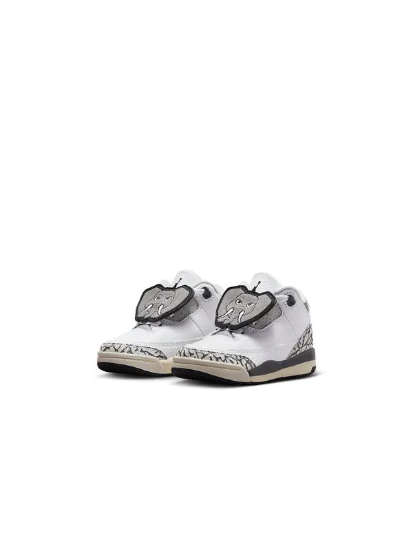 Кроссовки 3 retro 'hide n' sneak' Air Jordan — изображение 2 из 4, белый/черный///серый