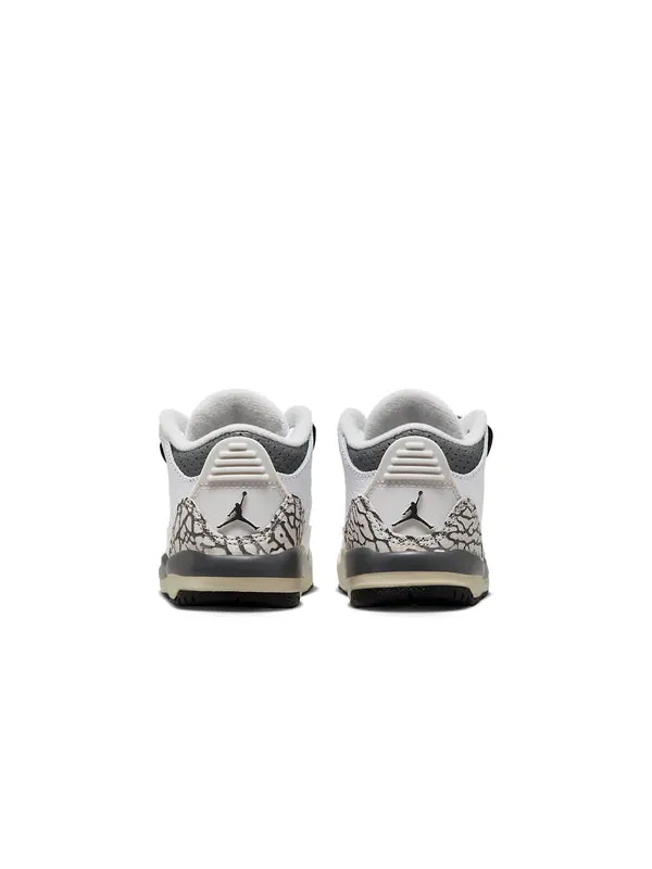 Кроссовки 3 retro 'hide n' sneak' Air Jordan — изображение 4 из 4, белый/черный///серый